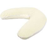 Coussin d'allaitement bambou ecru pas cher