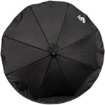 Ombrelle poussette luxe black emotion noir pas cher
