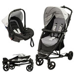 Poussette duo riad combiné 2 en 1 black emotion pas cher