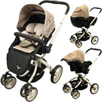 Poussette trio twister expresso pas cher