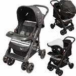 Poussette trio rio black lines pas cher