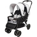 Poussette double samba black émotion pas cher