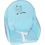 Coussin de chaise avec sangle turquoise pas cher