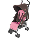 Poussette canne quest sport coffee/carmine rose pas cher