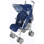Poussette 4 roues techno xlr medieval navy/soft blue pas cher
