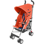 Poussette canne triumph orange rush/medieval blue pas cher