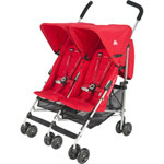 POUSSETTE DOUBLE TWIN TRIUMPH SCARLET