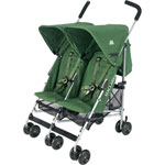POUSSETTE TWIN TRIUMPH RACING GREEN