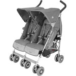MACLAREN Poussette twin techno charcoal