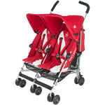 Poussette double twin triumph scarlet pas cher