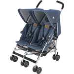 Poussette double twin triumph denim pas cher