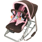 Transat bébé rocker coffee/powder pink pas cher