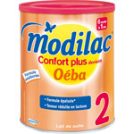 Modilac confort oeba 2ème âge 900 g pas cher