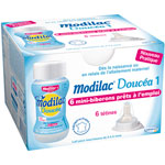 Coffret modilac 6 mini-biberons et 6 tétines 90 ml pas cher