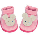 Chaussons bébé lila pas cher