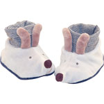 Chaussons bébé souris aimé et céleste pas cher