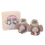 Chaussons bébé elephant les zazous pas cher