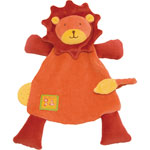 Doudou attache sucette lion les loustics pas cher