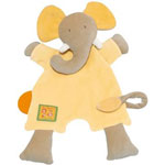 Doudou attache sucette éléphant les loustics pas cher