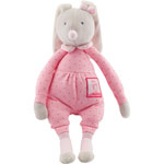 Doudou bébé poupée lapin lila pas cher