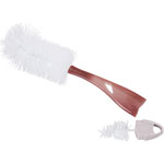 Goupillon 2 en 1 double fibres prune pas cher