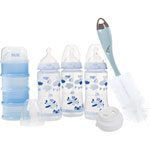 Coffret nouveau-né sans bpa biberons bleu pas cher