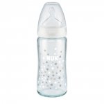 Biberon verre tétine silicone 240ml pas cher
