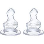 Lot 2 tétines silicone t2 bouillie pas cher