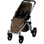 Poussette 4 roues oakland chocolat pas cher