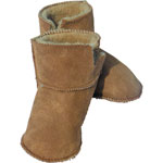 Bottines hautes bébé marron clair pas cher