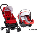 Poussette duo pepp + coque pipa rouge pas cher