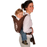Porte bébé écharpe de portage chocolat pas cher