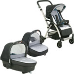 Poussette trio vision 3 pro pic oyster pas cher