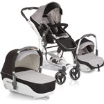 Poussette trio bandit 3 pro new oyster pas cher