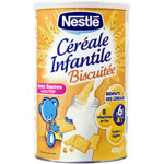 C�r�ales Biscuit� 400 g d�s 6 mois