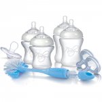Coffret natural touch nouveau-né (4 biberons+1 goupillon+1 sucette) pas cher