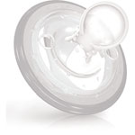 Sucette natural touch flex silicone cerise 0-6 mois transparente pas cher