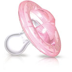 Sucette natural touch flex silicone cerise 0-6 mois rose pas cher
