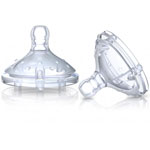 Lot de 2 tetines natural touch silicone 3 mois pas cher