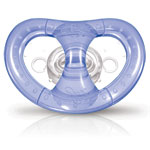 Sucette natural touch flex silicone orthodontique 0-6 mois bleue pas cher