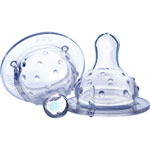 2 T�tines pour biberons col standard- 3 vitesses 0m+