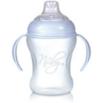 Gobelet sans bpa avec anses natural touch anti-goutte bleu 240 ml pas cher