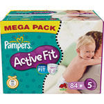 Mega pack 84 couches active fit junior t5 (11/25 kg) pas cher