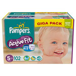 Giga pack 102 couches active fit junior t5 (11/25 kg) pas cher
