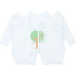 Lot de 2 bodies bébé manches longues ligne bio pas cher