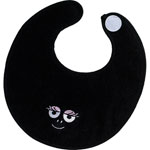 Bavoir naissance barbapapa brode pouet- pouet noir pas cher
