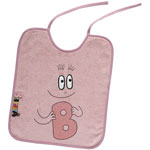 BAVOIR 1ER AGE BARBAPAPA EPONGE IMPRIME ROSE
