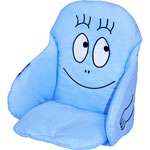 Coussin de chaise tissu barbapapa bleu pas cher