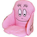 Coussin de chaise tissu barbapapa rose pas cher