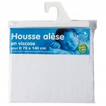 Housse alèse bambou 70x140 cm pas cher